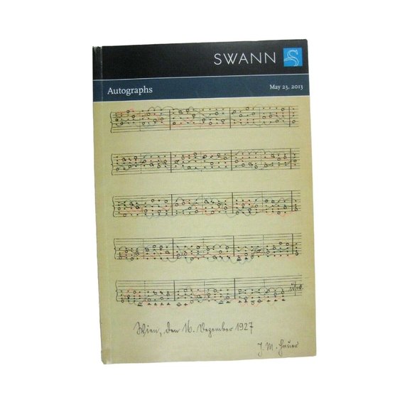 SWANN Catalog August Autographs 2013 Sale No 2136 PPB Kennedy Martin Luther - Picture 1 of 6